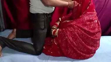 Indian Newlyweds, Saree Suhagraat Sex Part 1