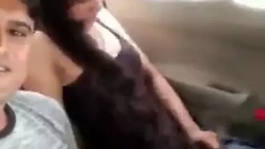Desi hot sister fucked by cousin in car
