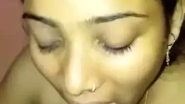 Horny desi girl sucking and fucking her lover