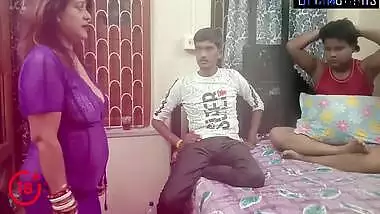 Flat Owner Madam Fucked By Two Tenant