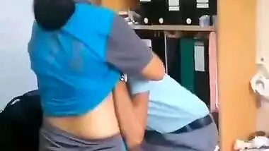 Office trainee boob sucking video