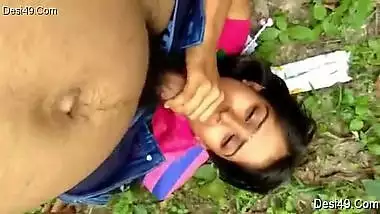 Guys coerce defenseless Desi girlfriend into oral sex and touch XXX twat