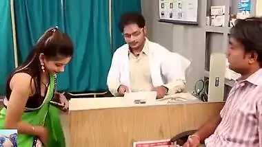 Doctor helping hot bhabhi in getting pregnant