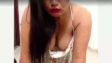 Sexy Indian cam show, ass dildo