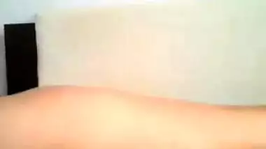 Amateur brunette shows her nice tits