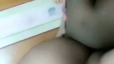 Desi wife enjoys double penetration in her ass and pussy
