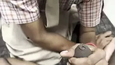 Fucked by the Indian hot boyfriend at the college residence