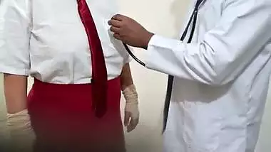 Indian doctor using student in hospital