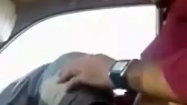 Indian Bhabhi cheating in Car with innocent...