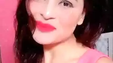 Desi beautiful girl selfie video making