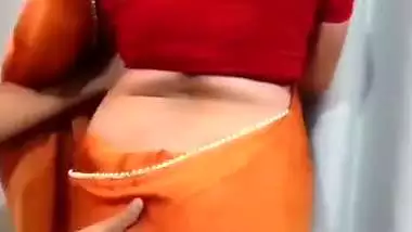 Man squeezes his big ass Bhabhi’s butt and boobs