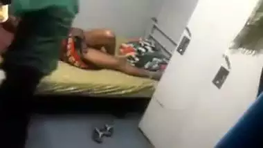Maid pussy licking by house owner son sex MMS