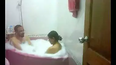 Big ass Indian aunty nude bath videos taken by her lewd husband for you