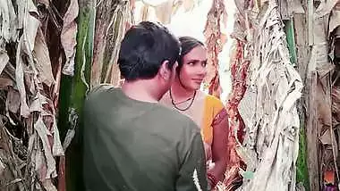 Hindi bf video of a devar digging his bhabhi’s cunt on a farm
