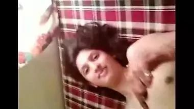 Indian college small legal age teenager teases lover with hot bare body