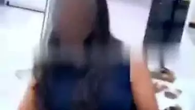 Indian daring housewife shows pussy to the sales guy and husband takes video