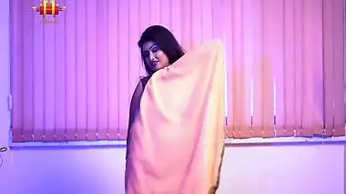 Sucharita Fashion Nude Saree Strip Video