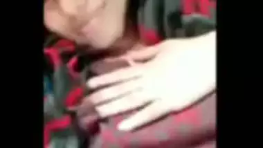 Cutest Bengali girl boob show on video call