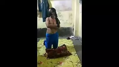 Village college teen making a porn video