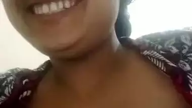 Bengali Bhabhi showing boobs and hairy pussy