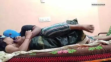 Desi girl and masked XXX partner practice missionary after cock riding