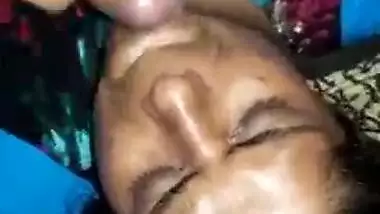 Indian aunty cum facial sex video