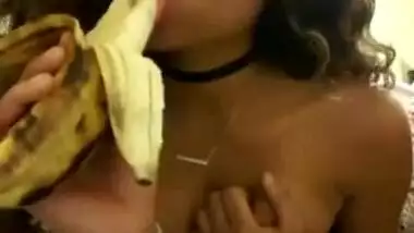 Desi girl Priya boobs press teasing on webcam