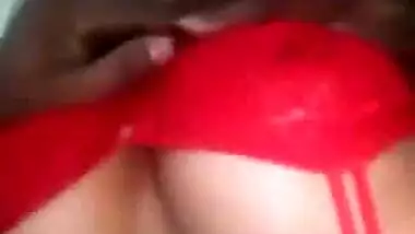 Indian aunty Showing her Boobs to husband with clear Audio